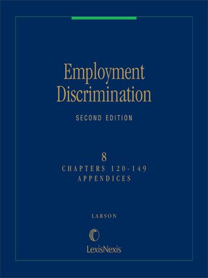 cover image of Larson's Employment Discrimination